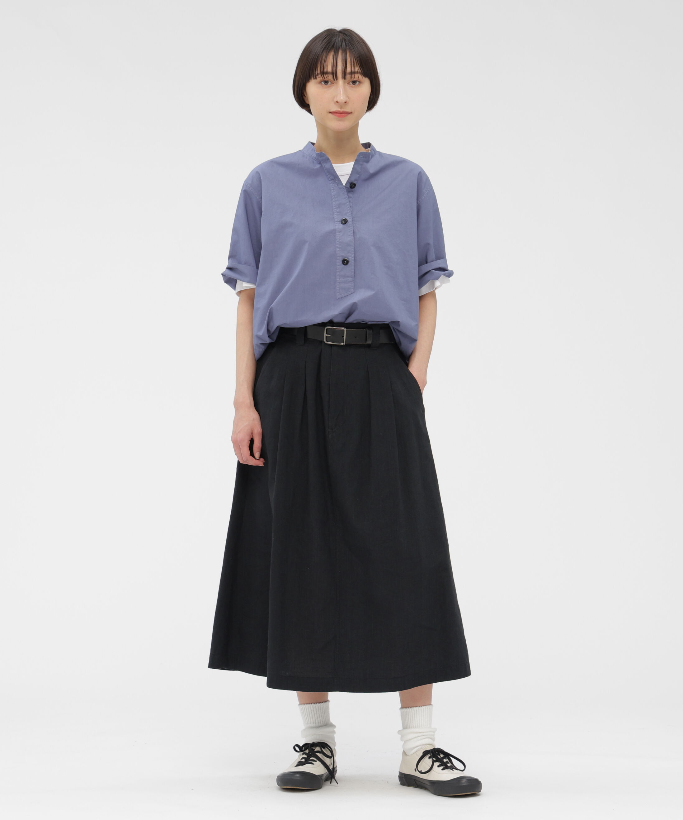 MHL.「COTTON RAMIE POPLIN SHIRT」|シャツ・ブラウス|