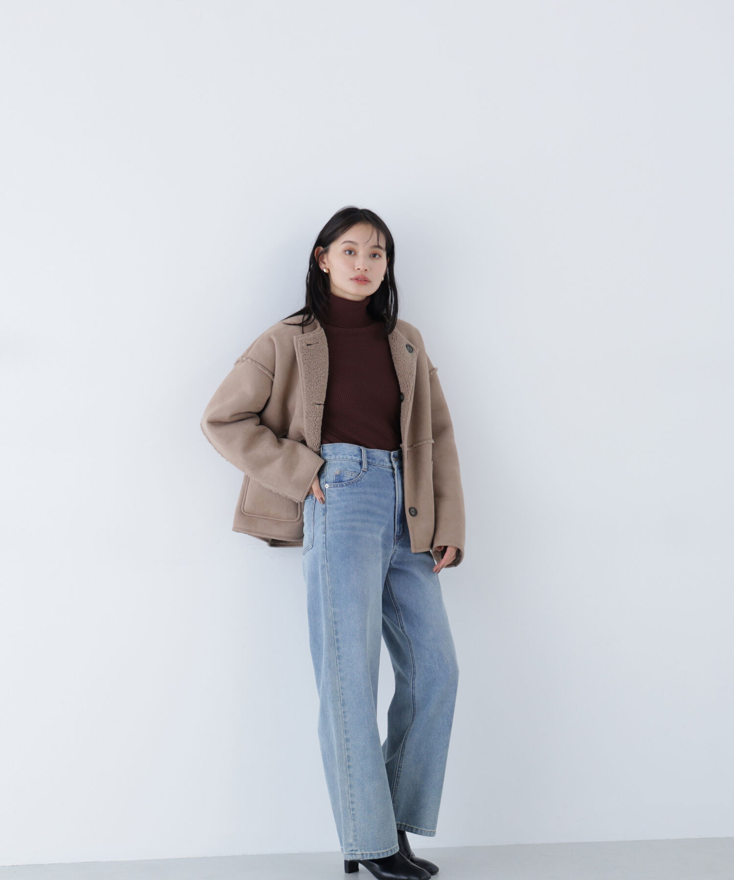  「ベーシックタートルネックニット」|ニット・セーター|