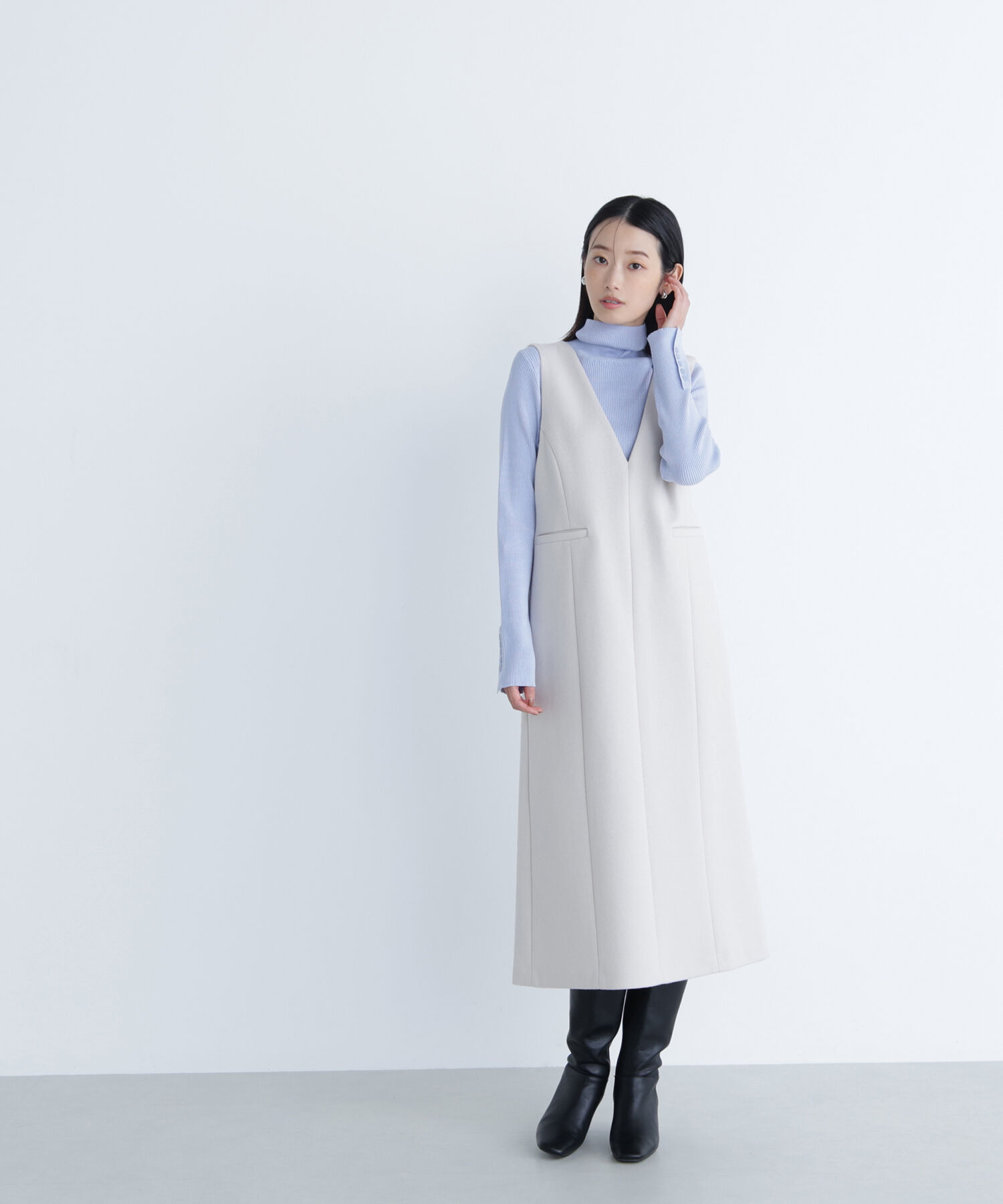  「ベーシックタートルネックニット」|ニット・セーター|