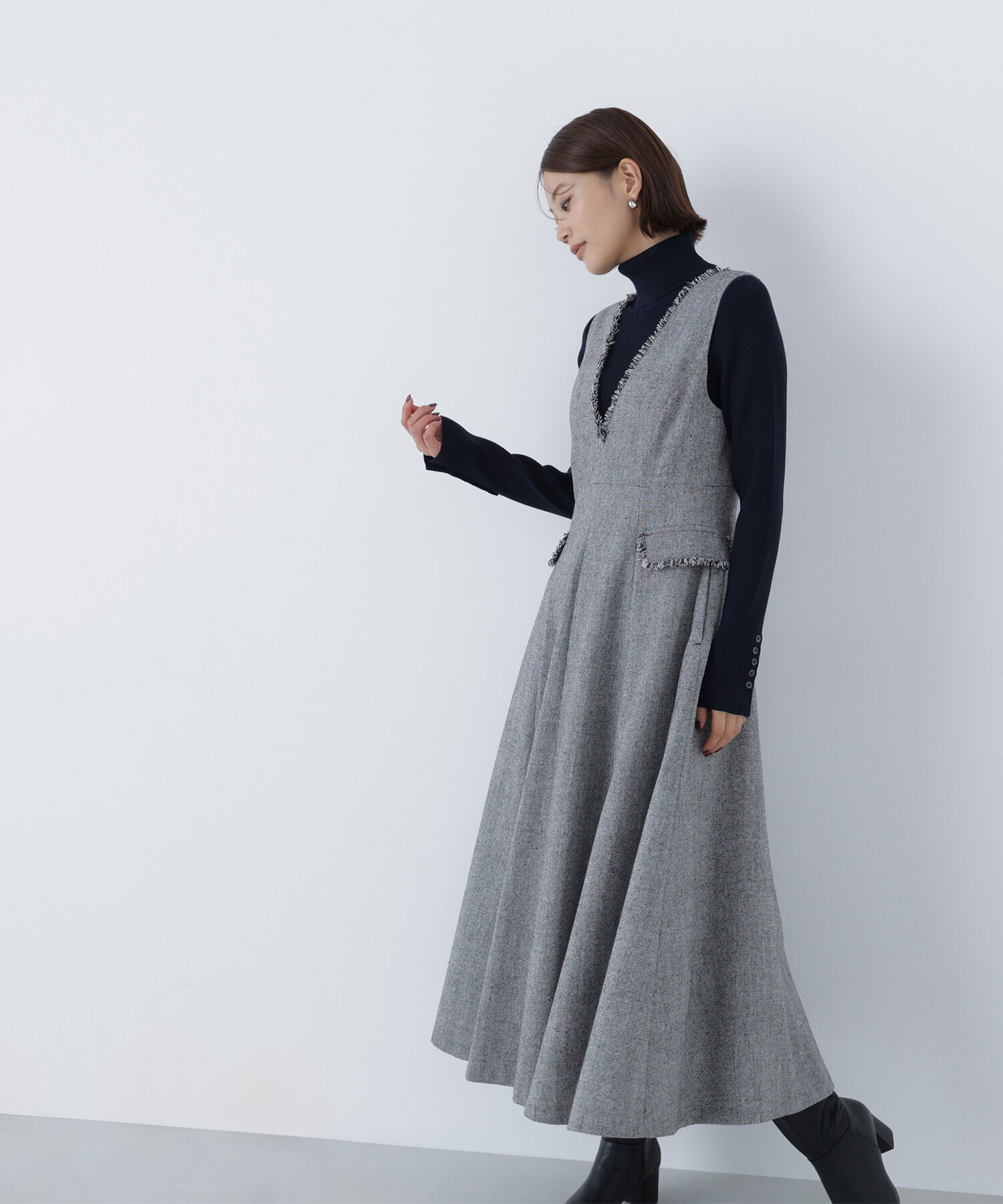  「ベーシックタートルネックニット」|ニット・セーター|