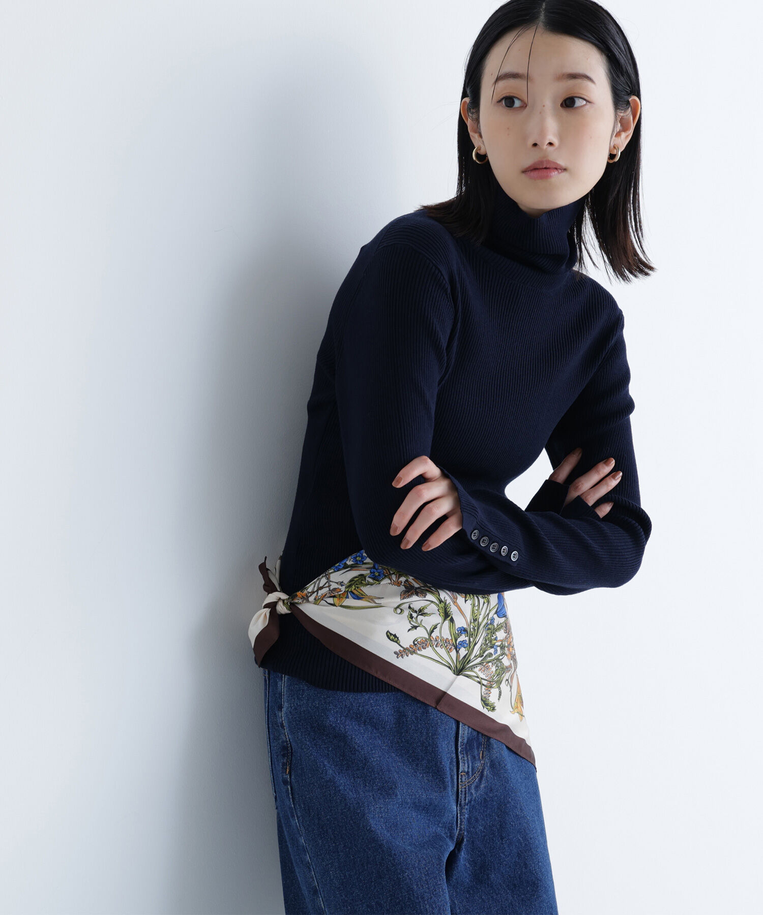  「ベーシックタートルネックニット」|ニット・セーター|