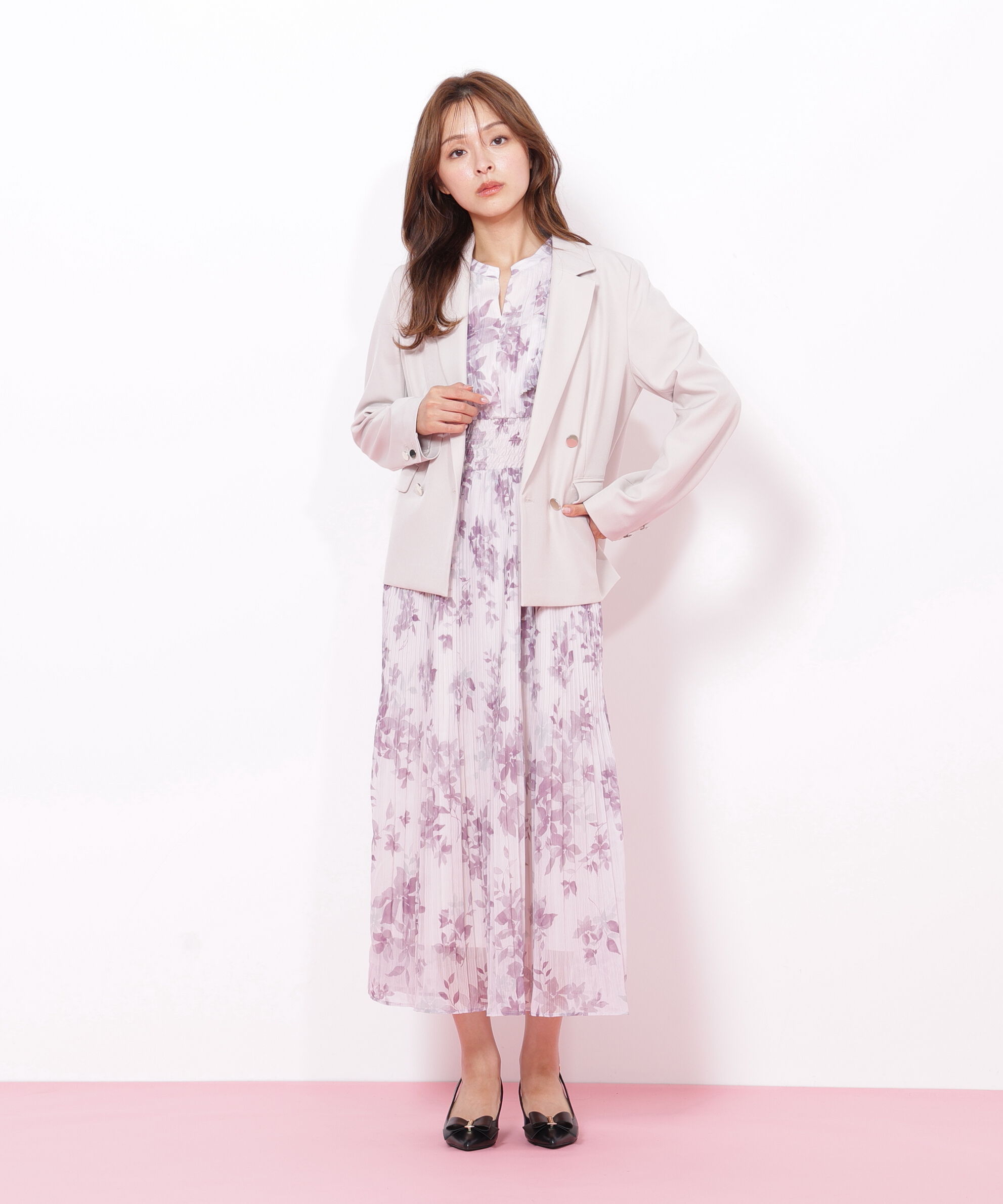  「＜セットアップ対応＞ベーシックツイルダブル釦ジャケット」|その他|