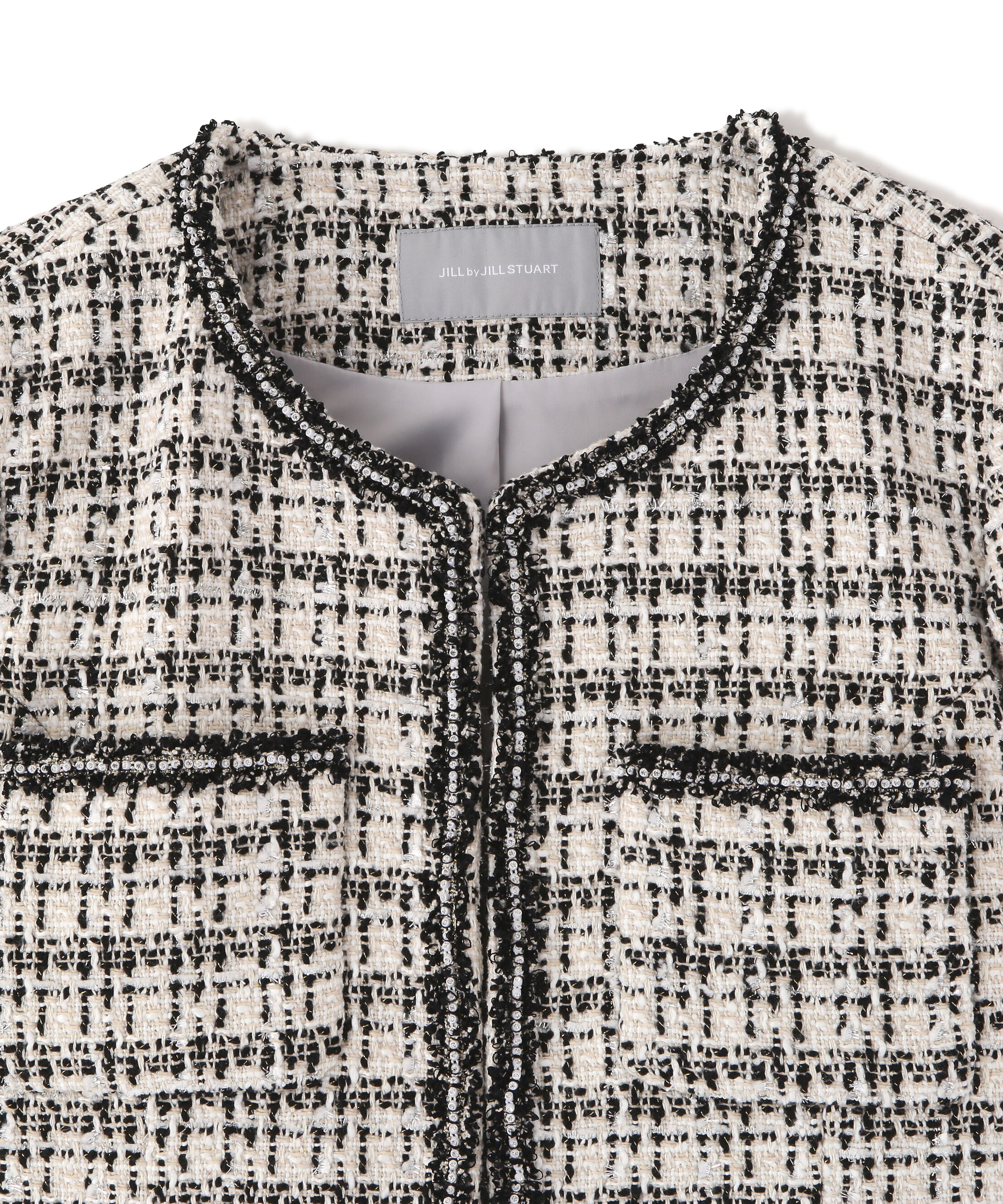  「ビジューブレード付きツイードジャケット」|その他|