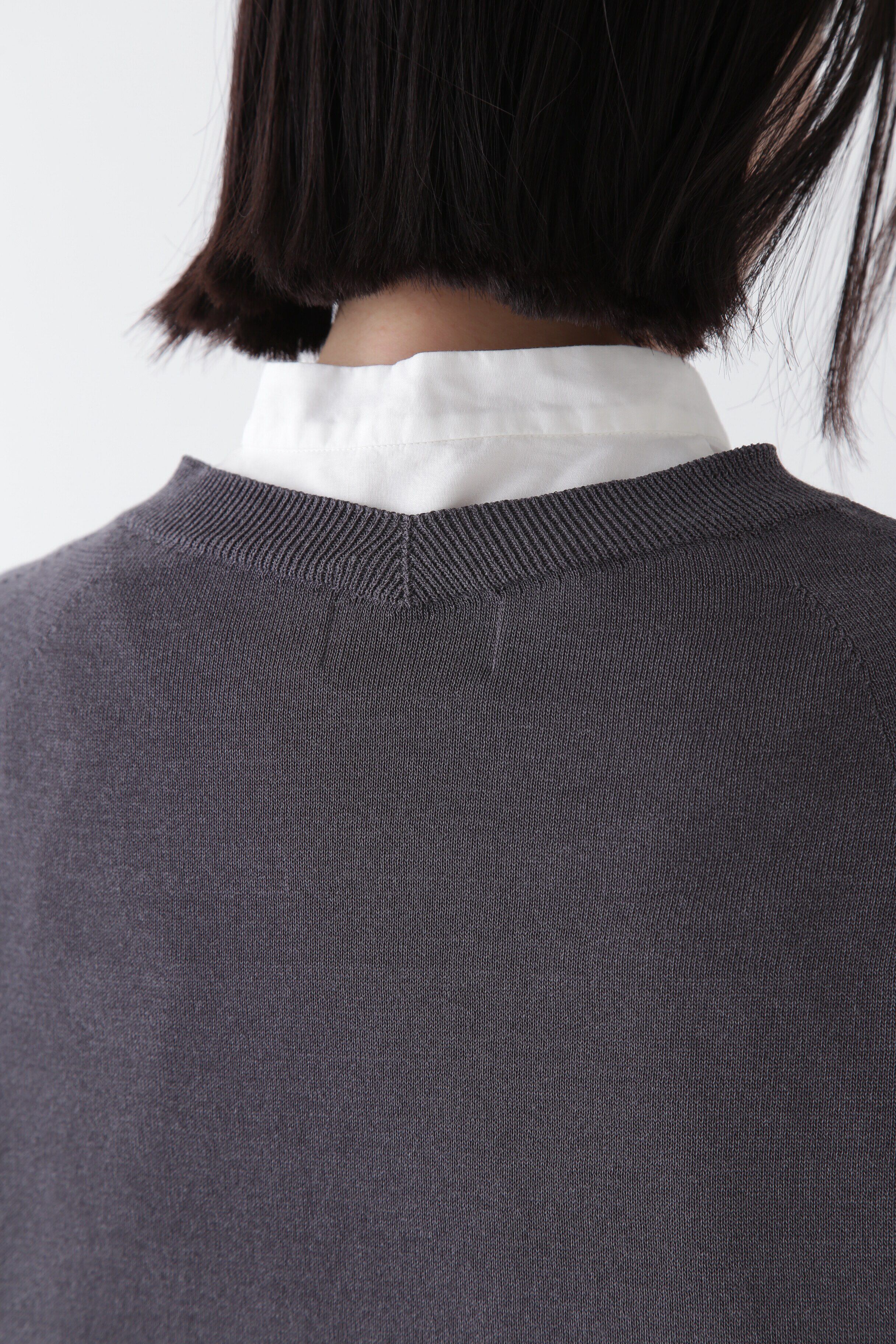  「◆【ウォッシャブル】ハイゲージクルーネックニットベスト」|ニット・セーター|