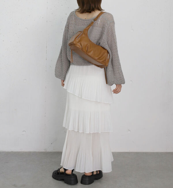 archives「ネップヤーンメッシュニットカーディガン」|カーディガン|