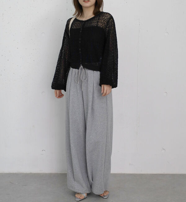 archives「ネップヤーンメッシュニットカーディガン」|カーディガン|