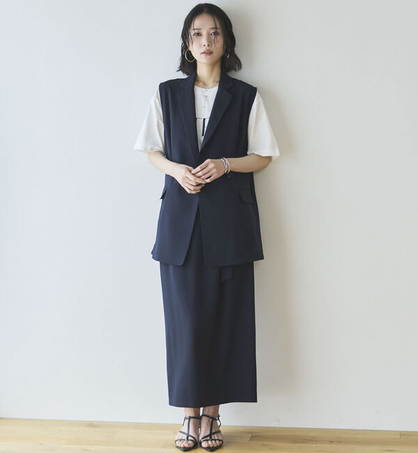 Doux archives「【多機能麻調合繊】テーラードジレ」|その他|
