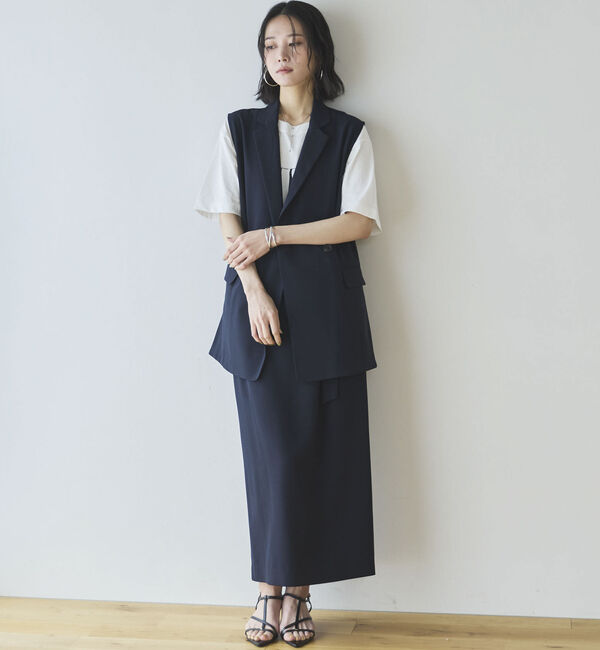 Doux archives「【多機能麻調合繊】テーラードジレ」|その他|