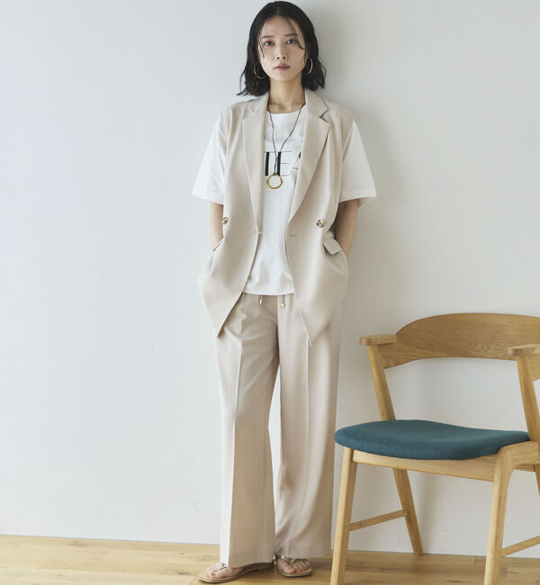 Doux archives「【多機能麻調合繊】テーラードジレ」|その他|