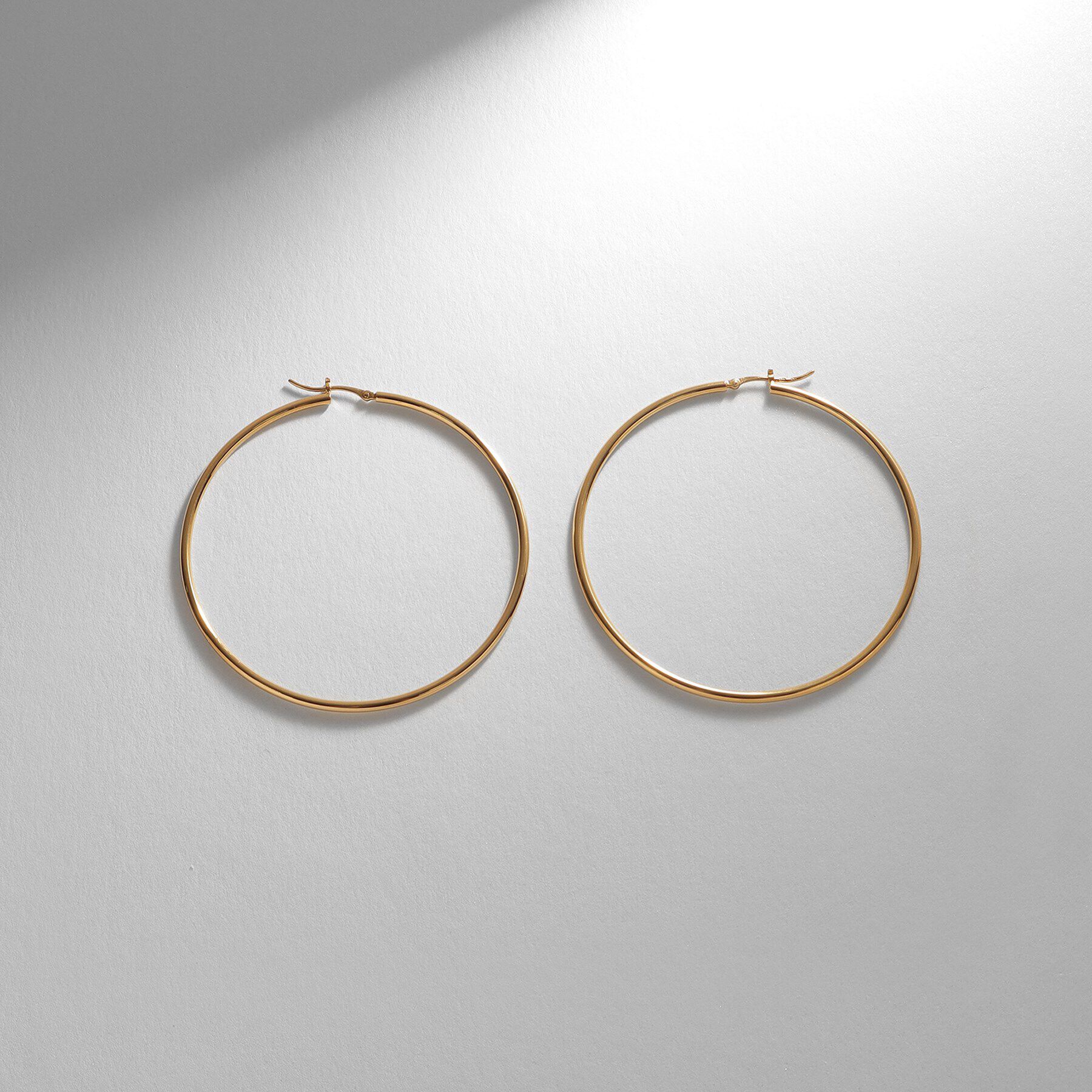 COCOSHNIK ONKITSCH「シルバー ソリッドフープピアスXXL GP」|ピアス|