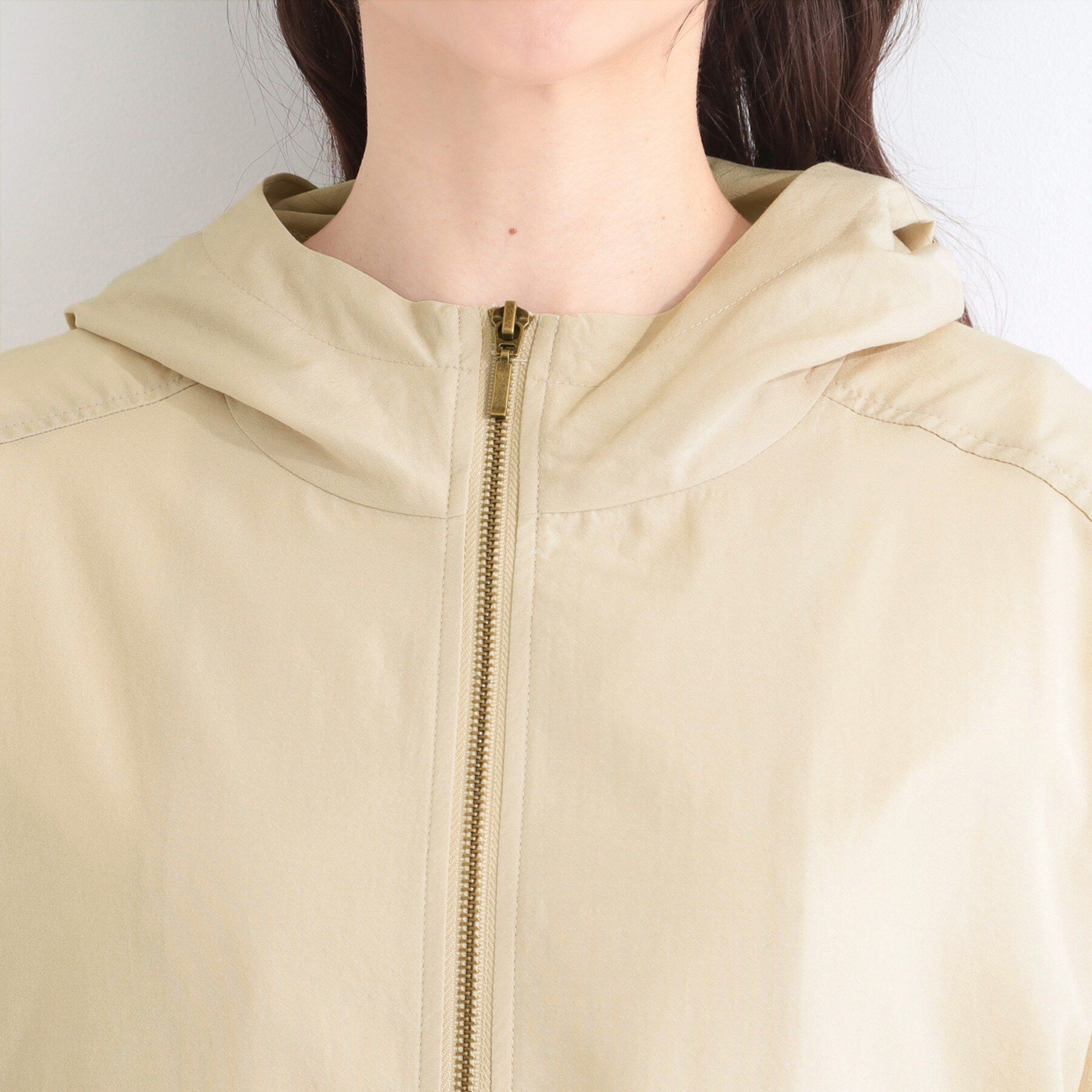 SHOO･LA･RUE「【UV】シアーフーディーブルゾン」|ブルゾン・スタジャン|