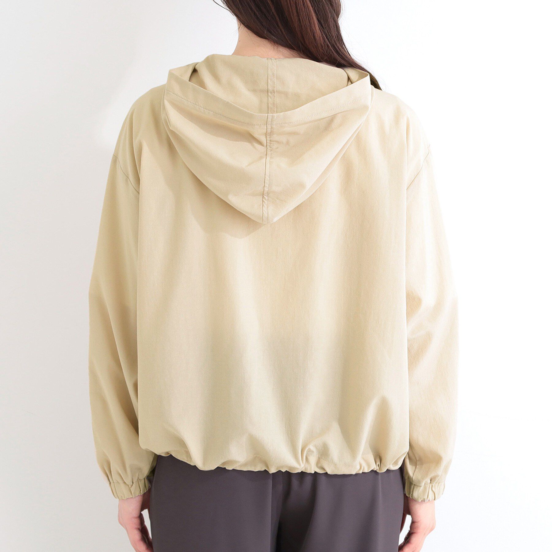 SHOO･LA･RUE「【UV】シアーフーディーブルゾン」|ブルゾン・スタジャン|