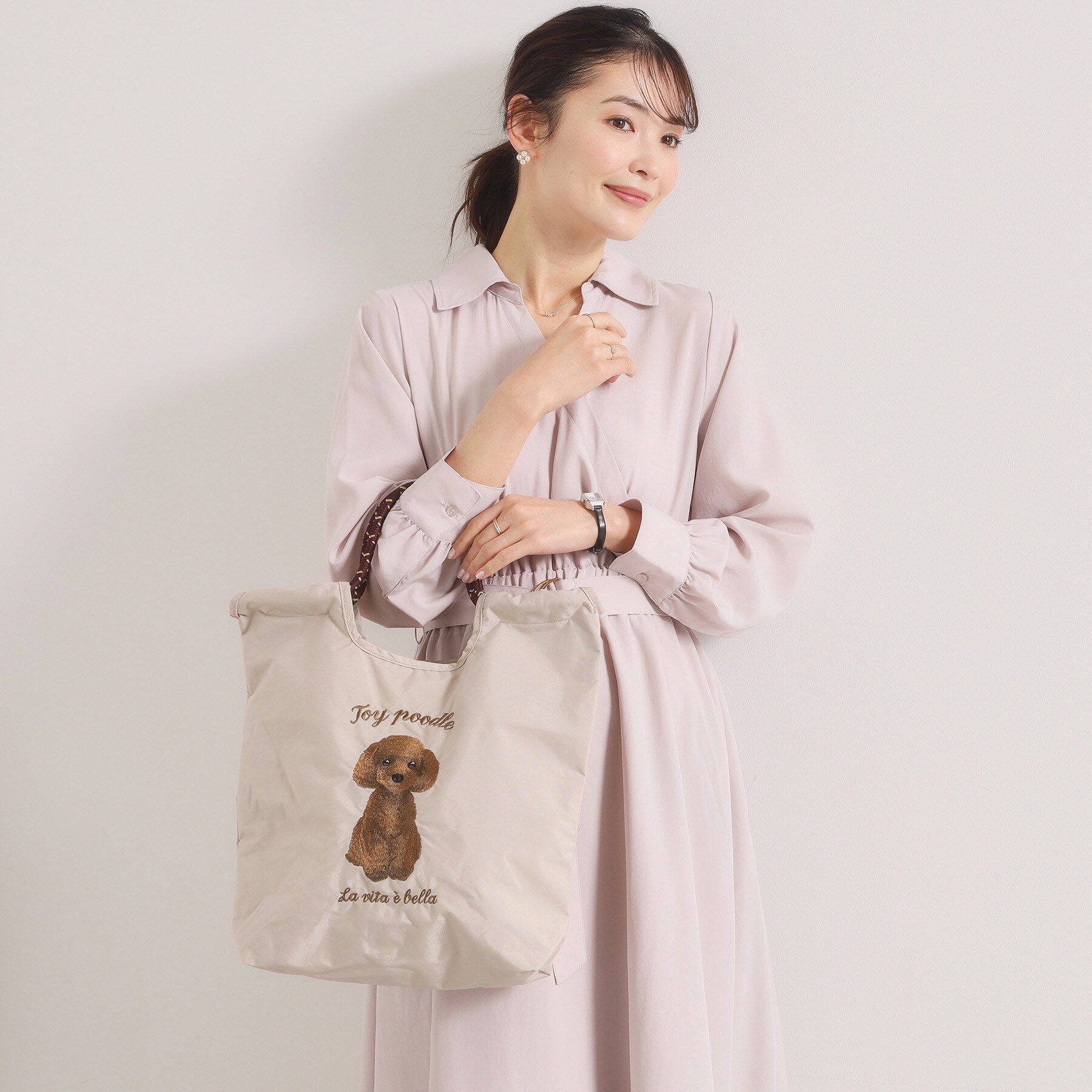 ITS&rsquo;DEMO「アニマル刺繍トート」|トートバッグ|