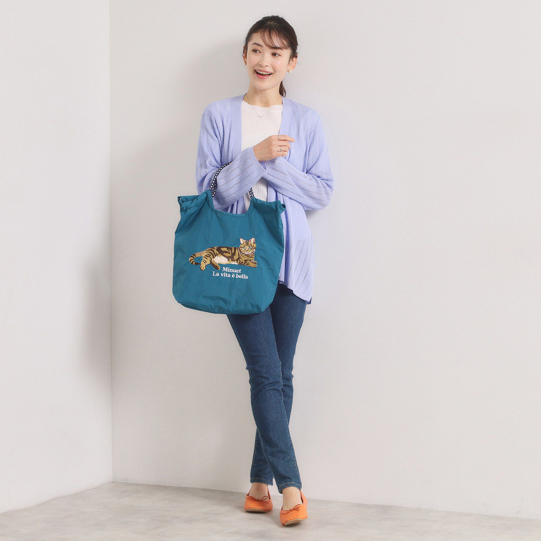 ITS&rsquo;DEMO「アニマル刺繍トート」|トートバッグ|