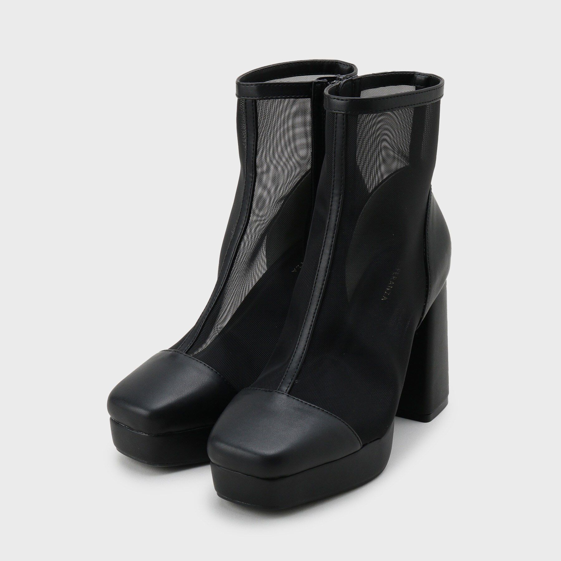 ESPERANZA「チュールスクエアブーツ」|ショートブーツ|