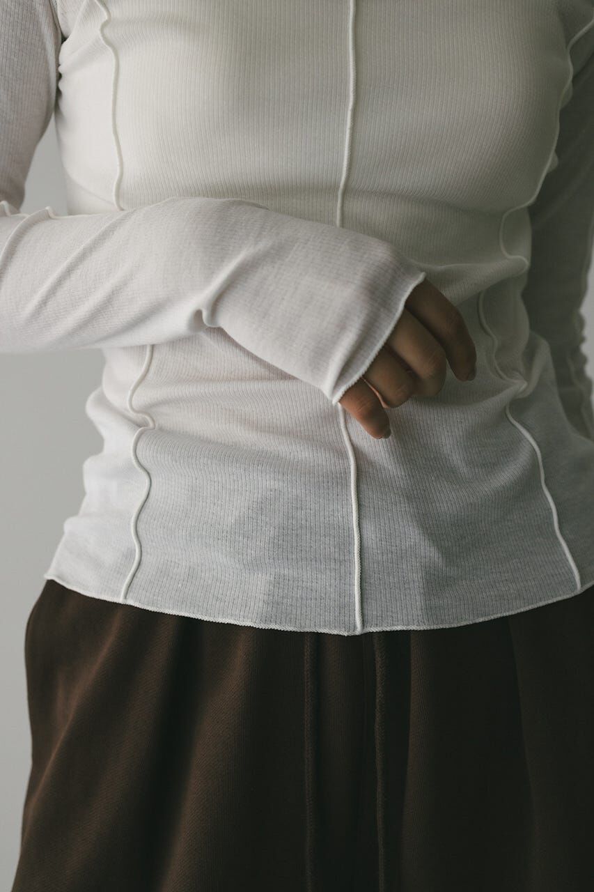 STYLEMIXER「アウトシームカットトップ」|Tシャツ・カットソー|