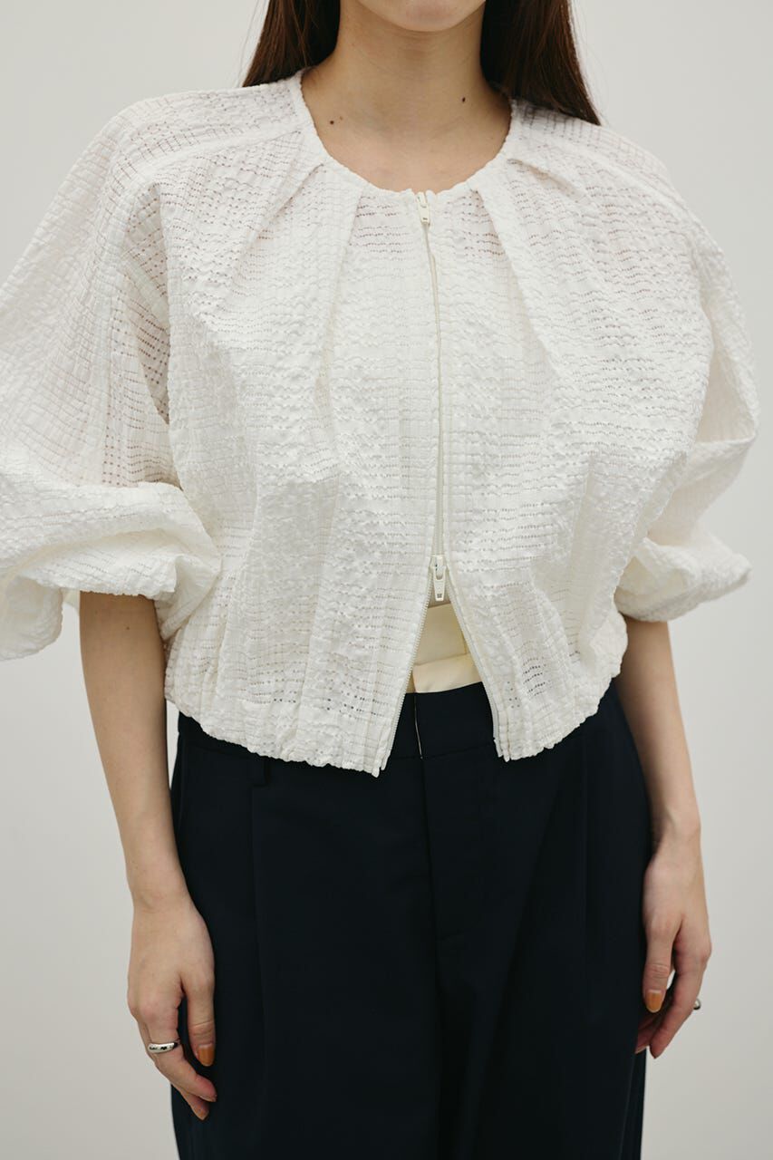 STYLEMIXER「ボリュームスリーブレースブルゾン」|ブルゾン・スタジャン|