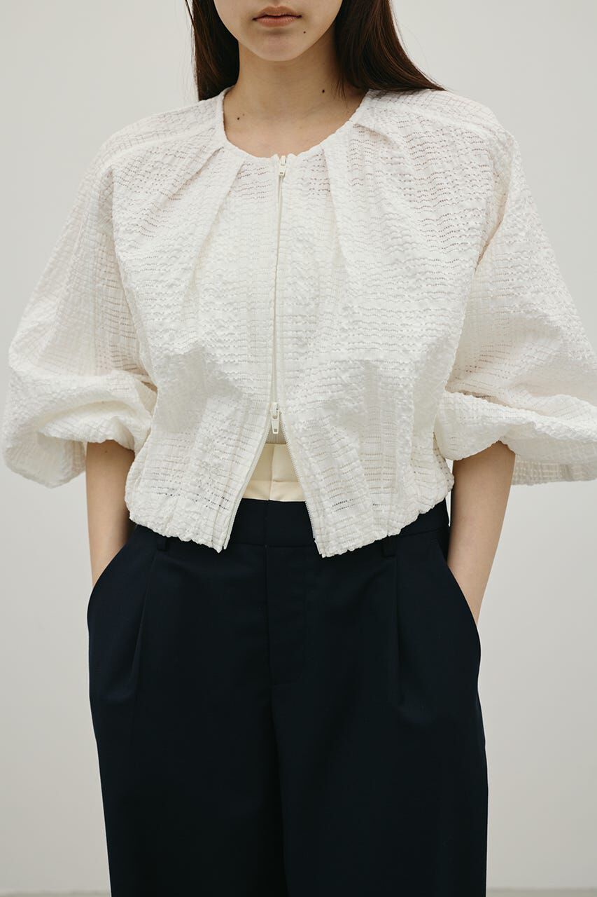 STYLEMIXER「ボリュームスリーブレースブルゾン」|ブルゾン・スタジャン|