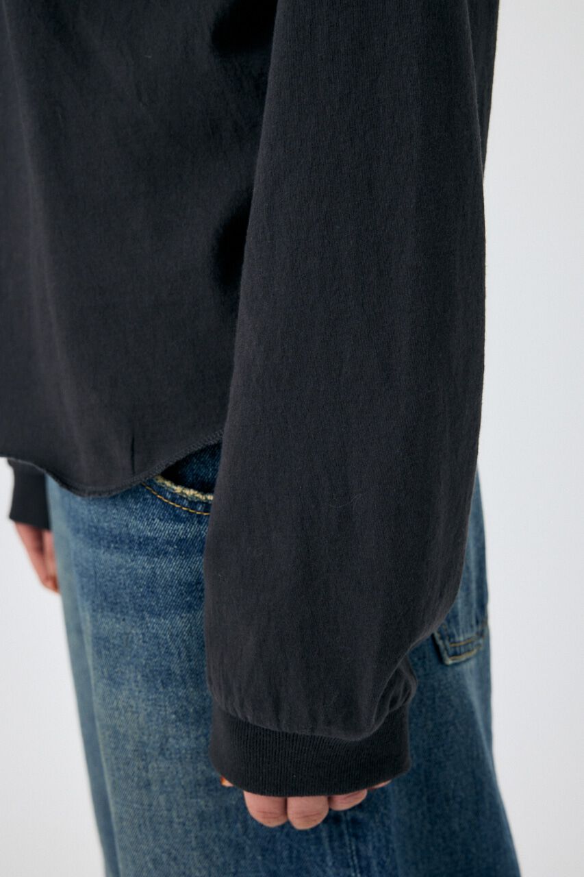 MOUSSY「SHIRRING RUGBY シャツ」|Tシャツ・カットソー|