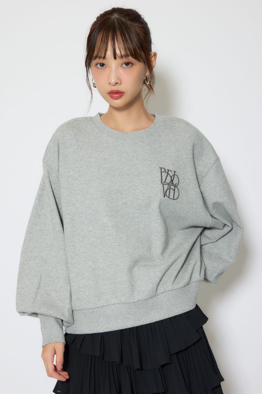 rienda「バックレースアップスウェットトップス」|Tシャツ・カットソー|T.GRY
