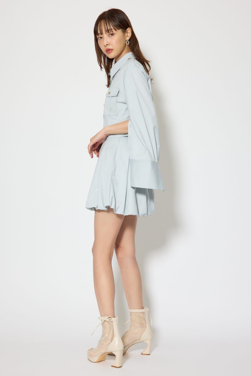 rienda「デコラティブバルーンミニスカート」|スカート|