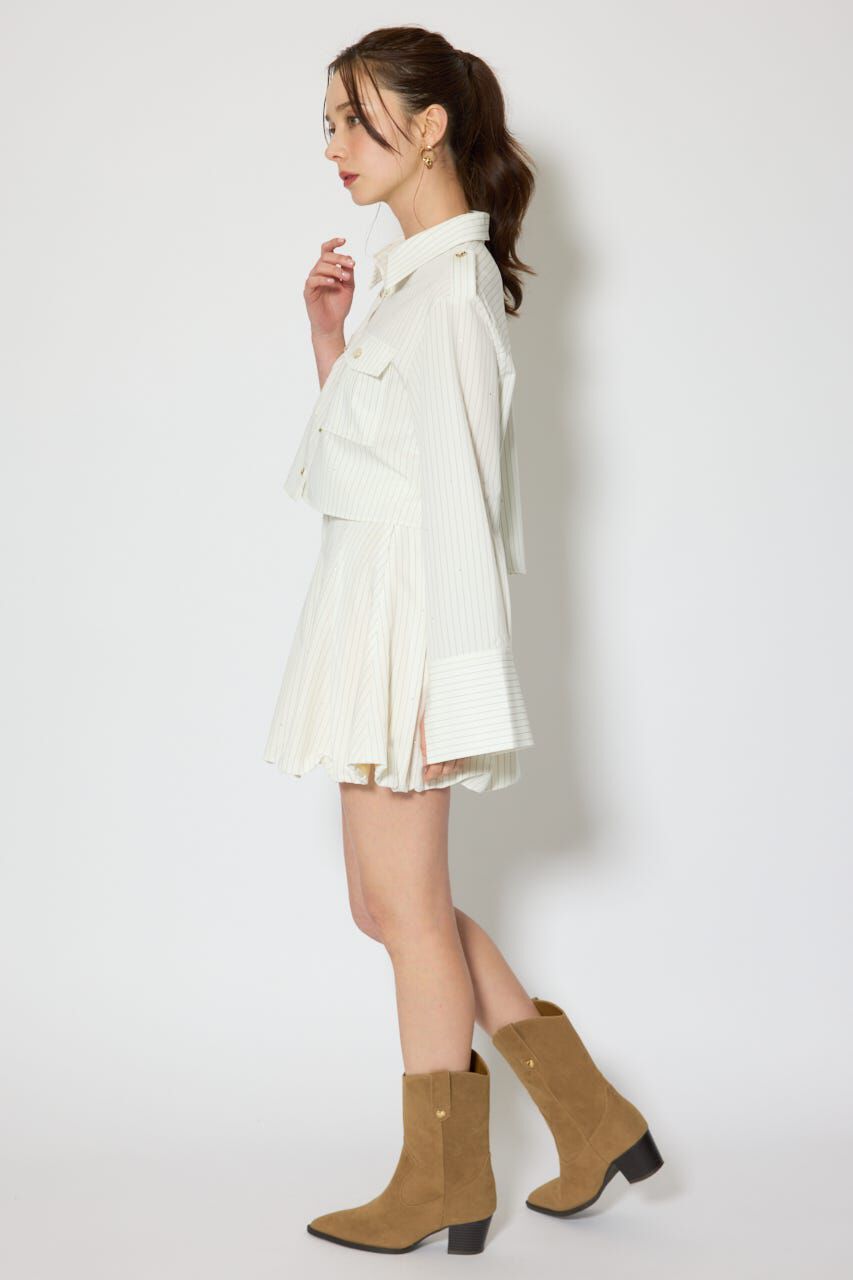 rienda「デコラティブバルーンミニスカート」|スカート|