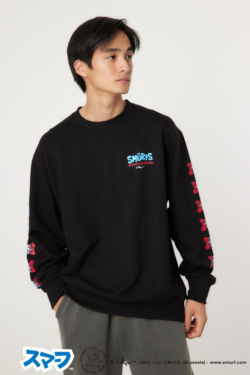 RODEO CROWNS「(THE SMURFS)Xmasスウェットトップス」|パーカー|