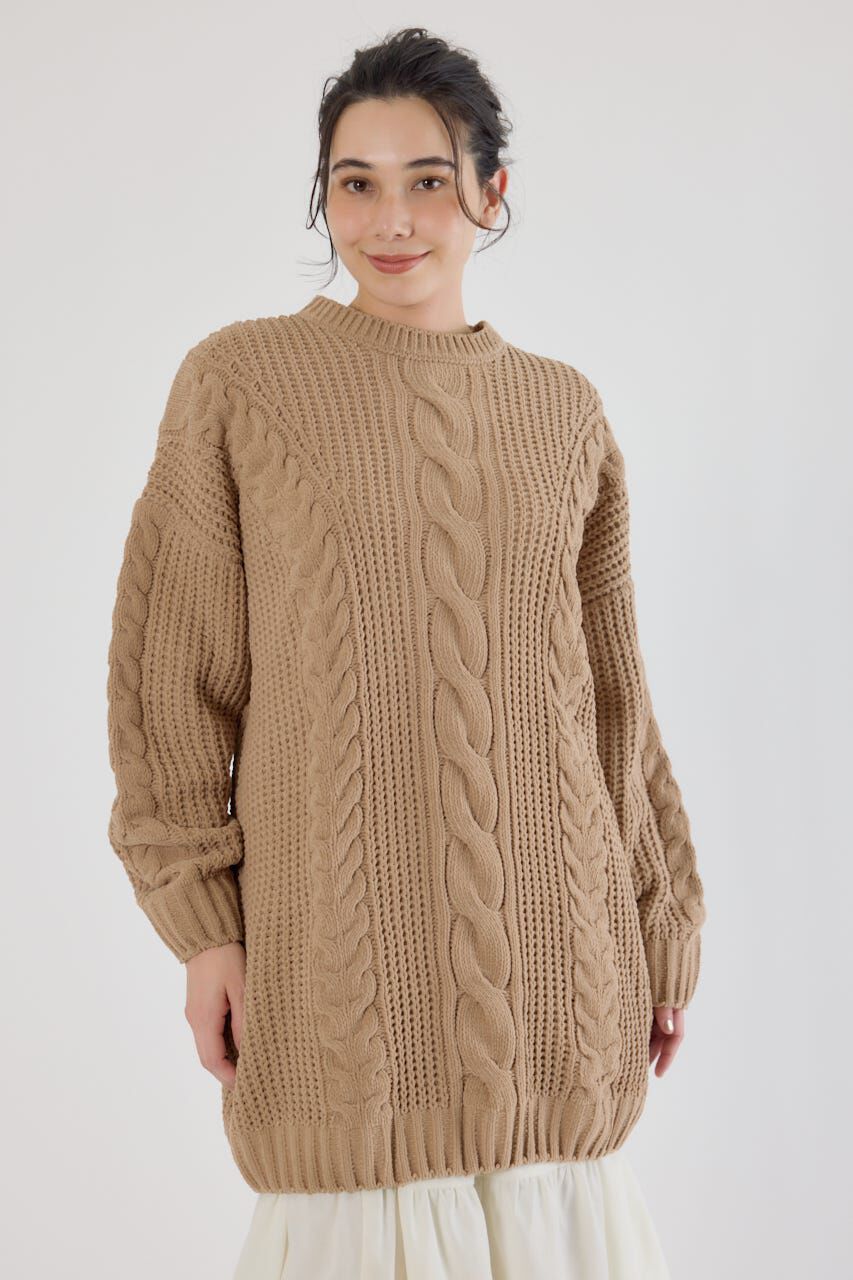 RODEO CROWNS「ケーブルモールニットワンピース」|ワンピース|