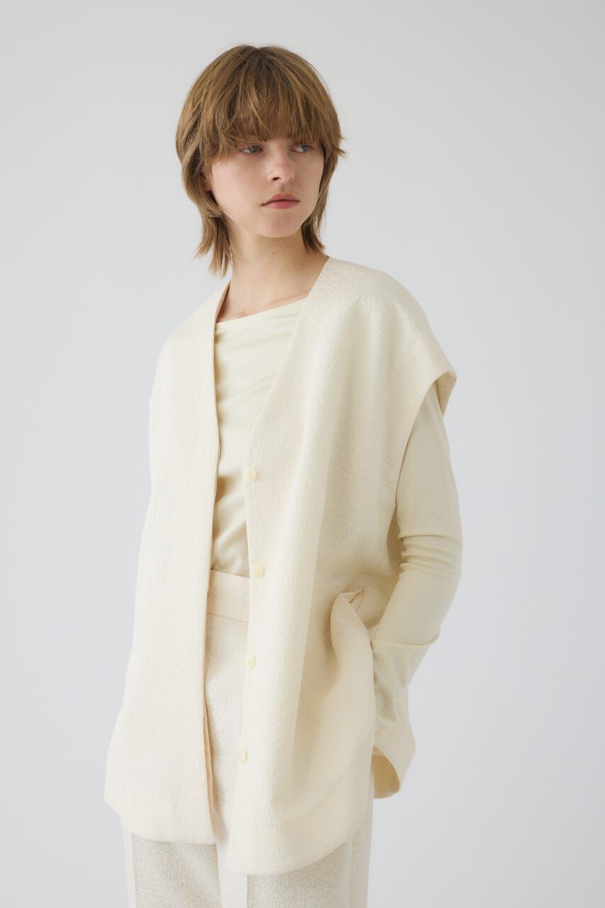 RIM.ARK 「Glossy JQ shape vest」|ダウンベスト・ベスト|