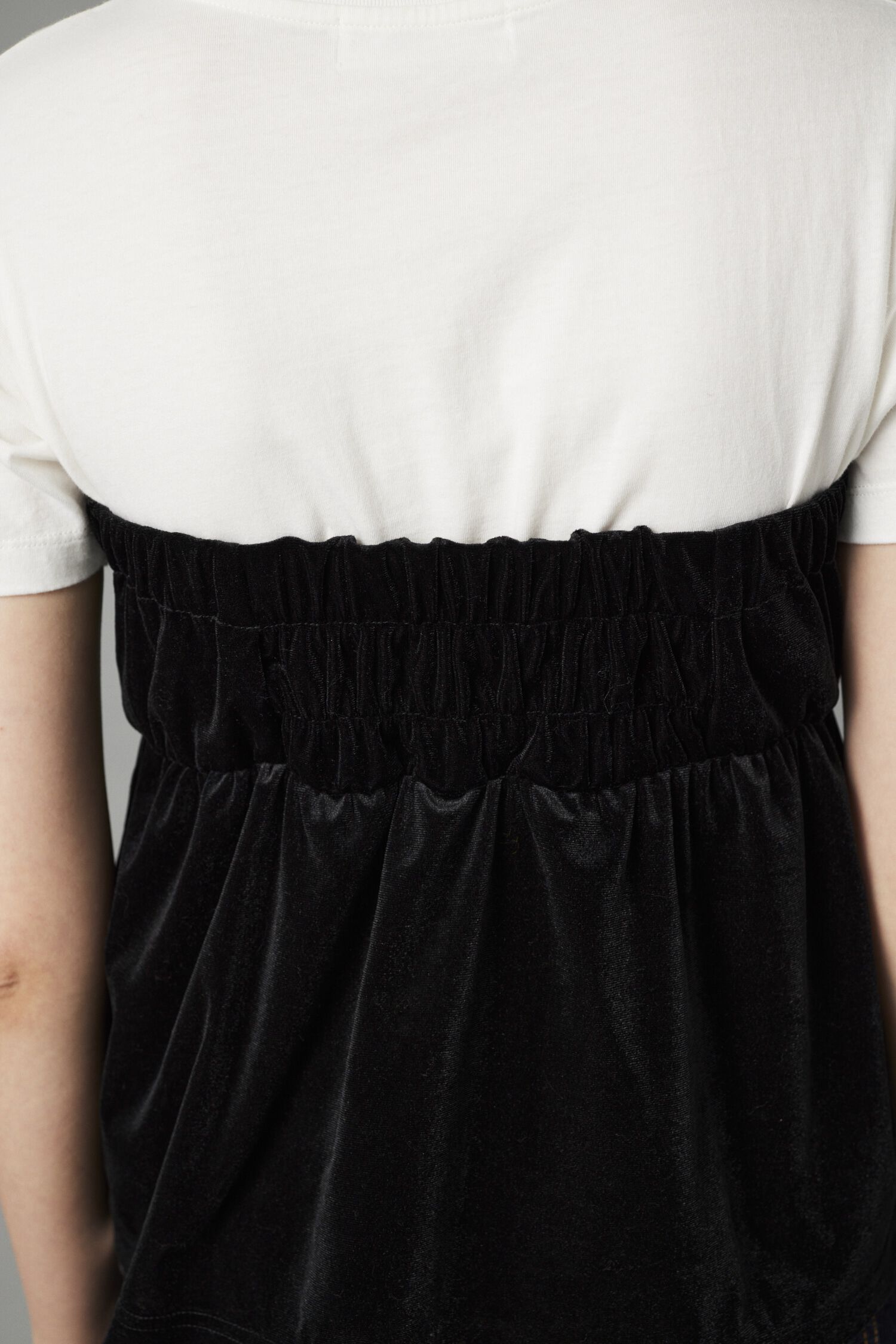 HeRIN.CYE「velour bare top」|チューブトップ|