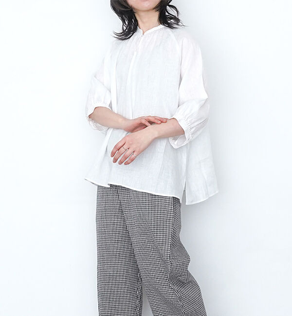 雨のリュウグウ「アマツブ ブラウス -amatsubu-」|シャツ・ブラウス|オフホワイト