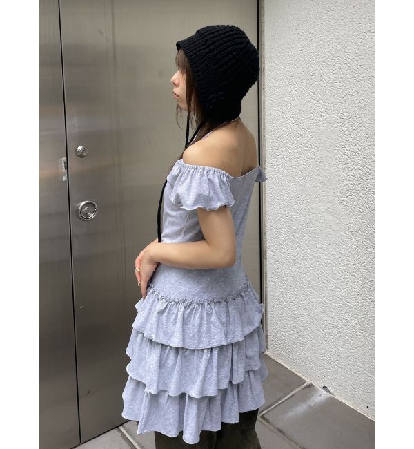 jouetie「フレンチスリーブフリルワンピース」|ワンピース|