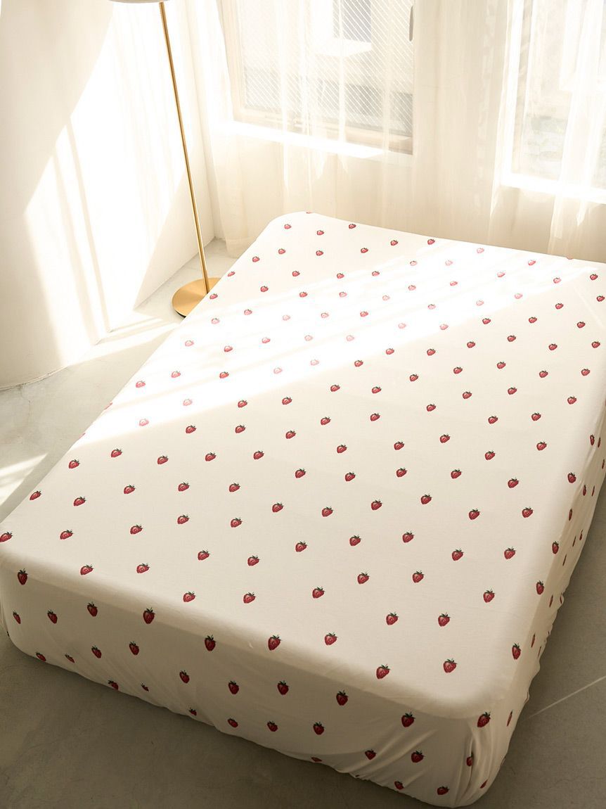 gelato pique Sleep「【Sleep】ストロベリー柄BOXシーツ（セミダブル）」|その他|IVR