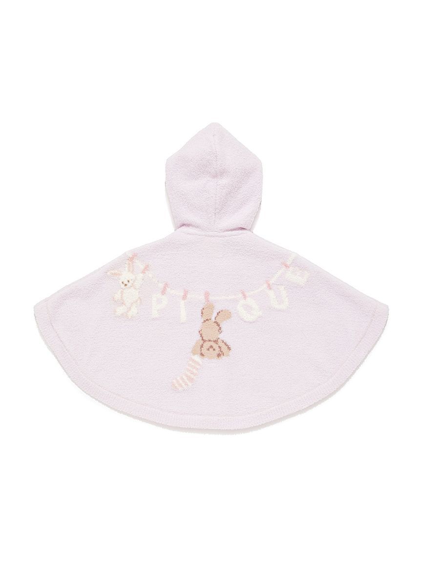 GELATO PIQUE KIDS & BABY「【BABY】エアリーモコウォッシングアニマルジャガードポンチョ」|その他ベビーウェア|