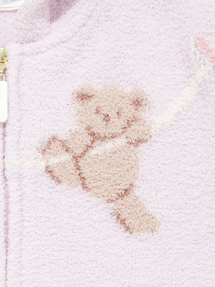 GELATO PIQUE KIDS & BABY「【BABY】エアリーモコウォッシングアニマルジャガードポンチョ」|その他ベビーウェア|