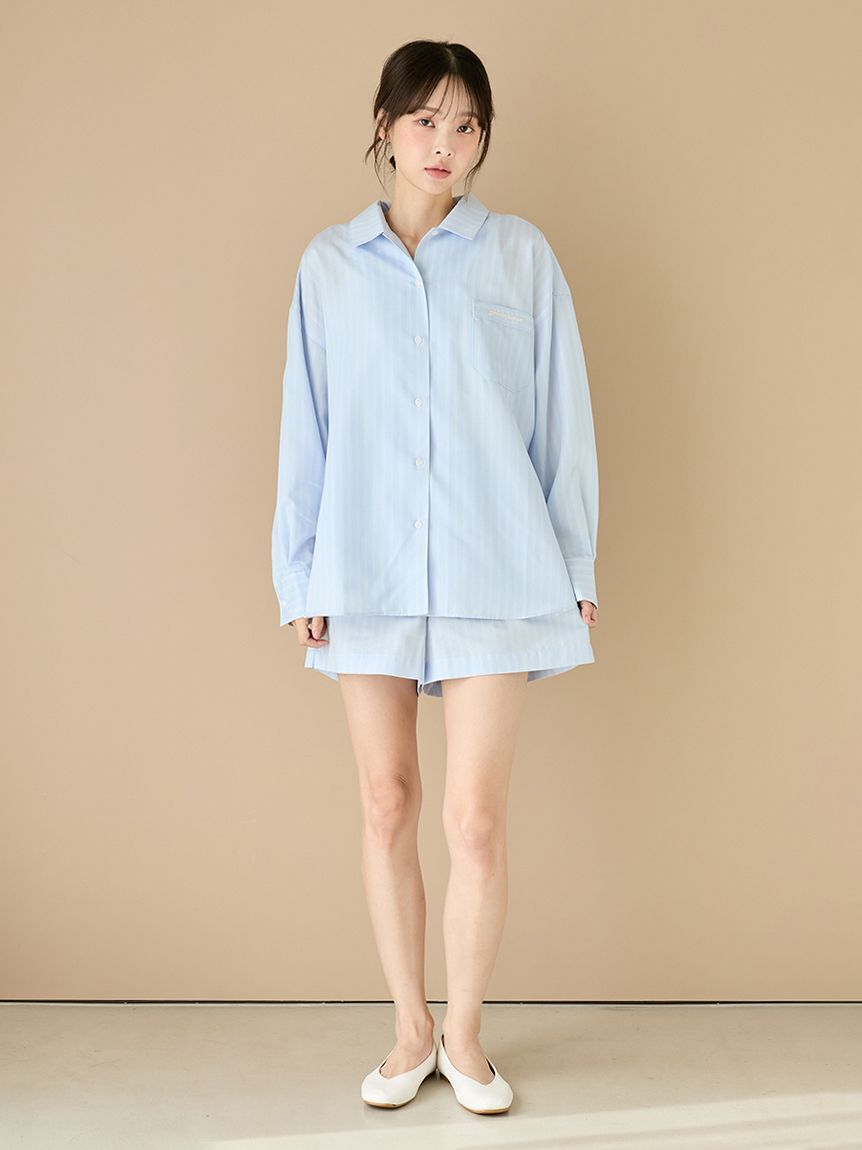 gelato pique「ストライプショートパンツ」|ルームウェア|