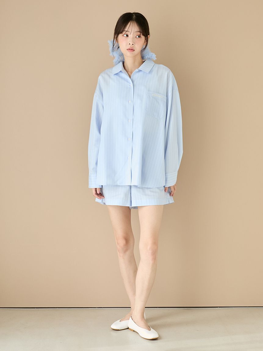 gelato pique「ストライプショートパンツ」|ルームウェア|