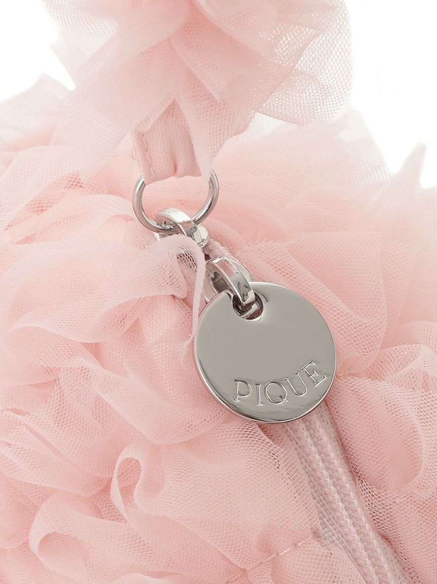 gelato pique「ボリュームフリルチュールポーチ」|ポーチ|