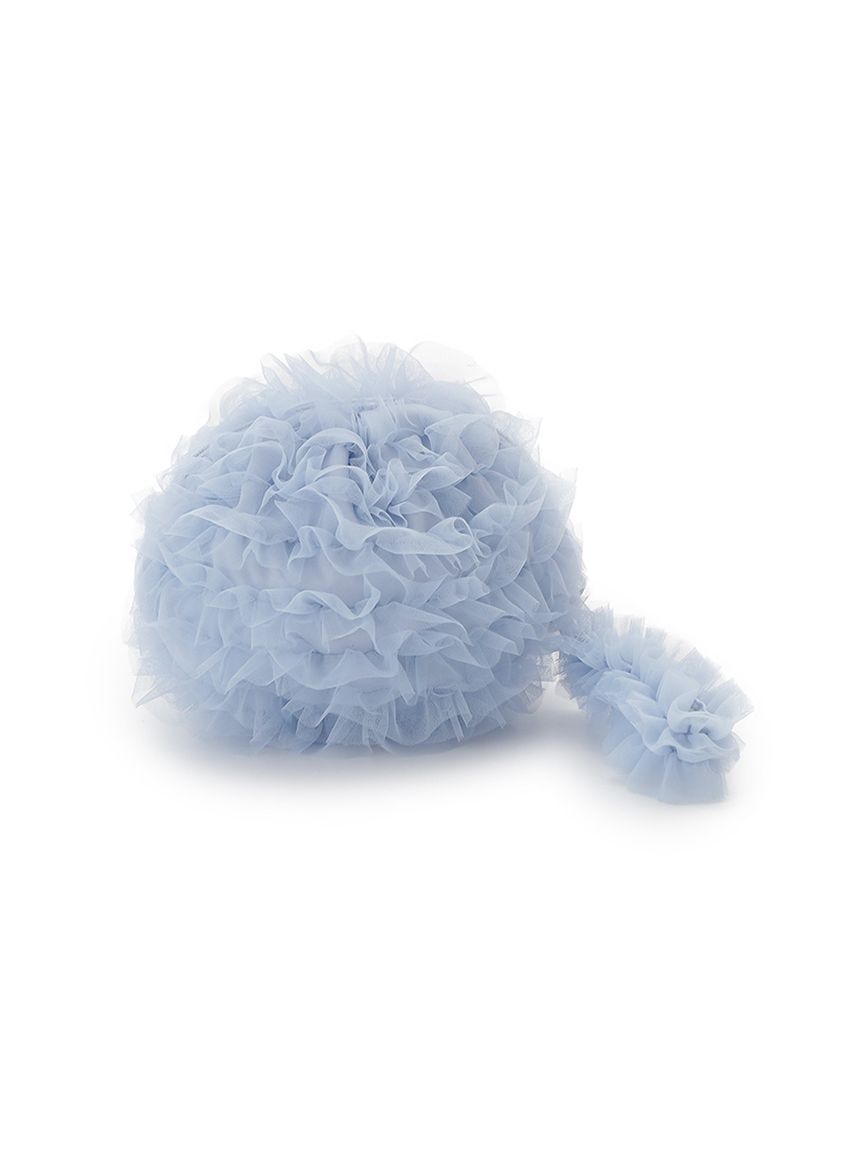 gelato pique「ボリュームフリルチュールポーチ」|ポーチ|BLU