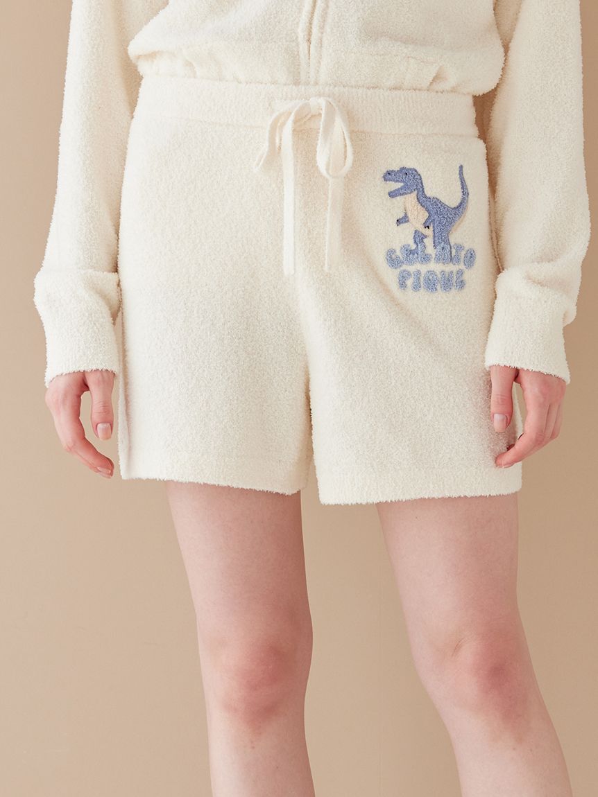 gelato pique「エアリーモコダイナソーさがら刺繍ショートパンツ」|ルームウェア|