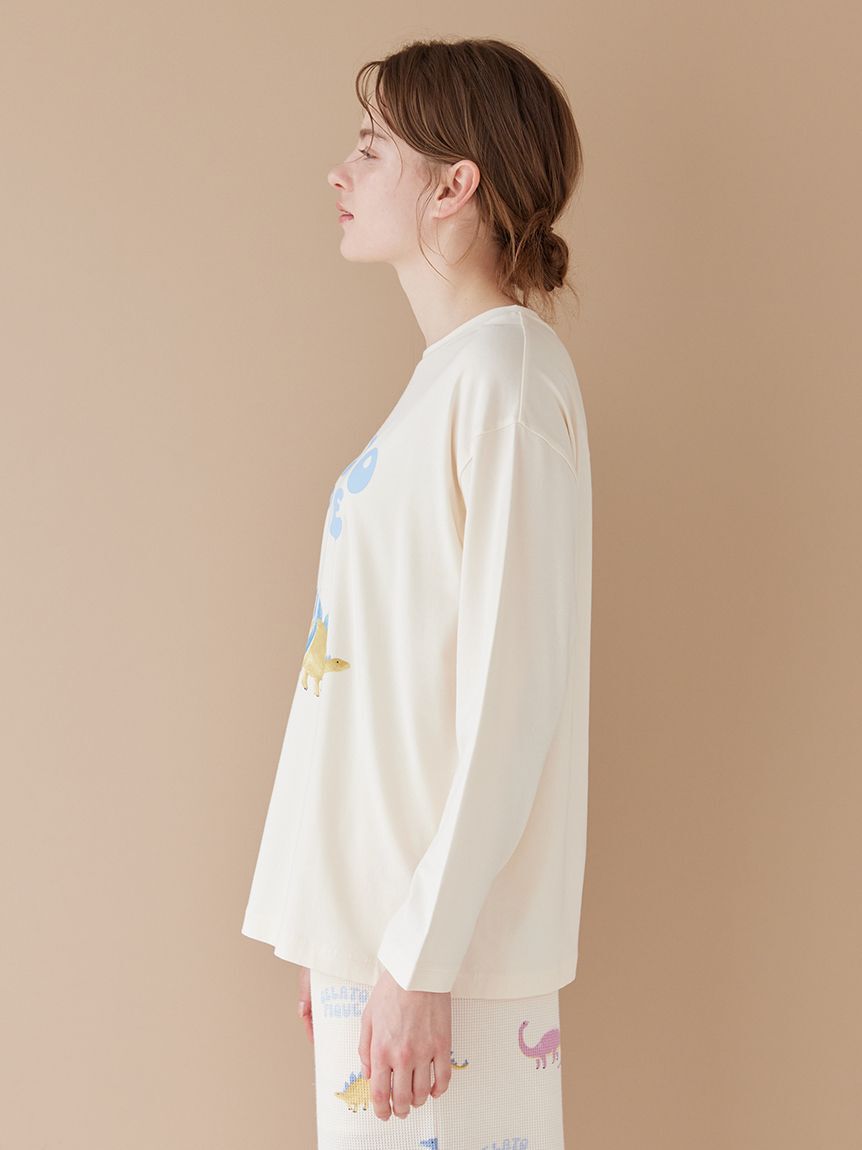 gelato pique「ダイナソーワンポイントロンT」|ルームウェア|