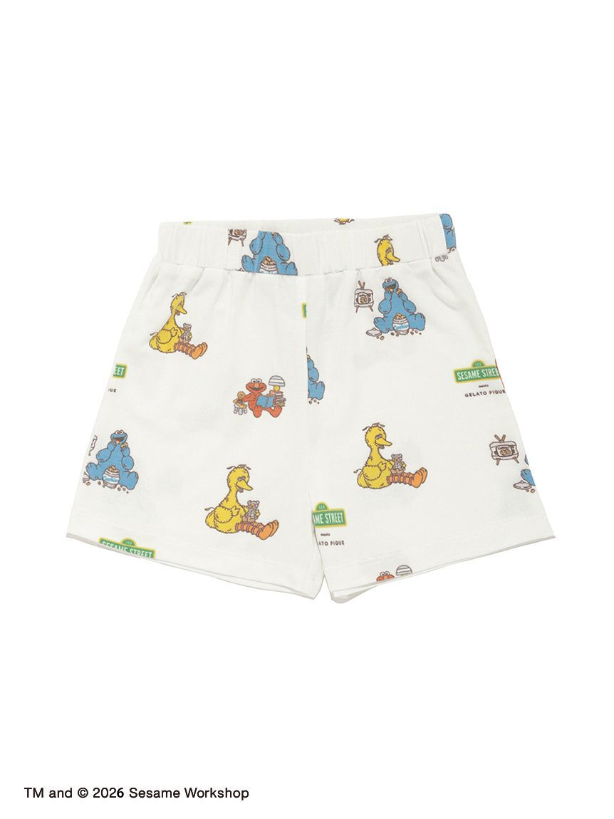 GELATO PIQUE KIDS & BABY「【SESAME STREET】【BABY】総柄ショートパンツ」|その他ベビーウェア|