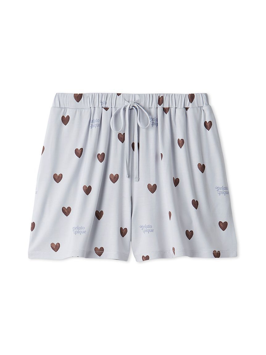 gelato pique「【接触冷感】ハート柄ショートパンツ」|ルームウェア|