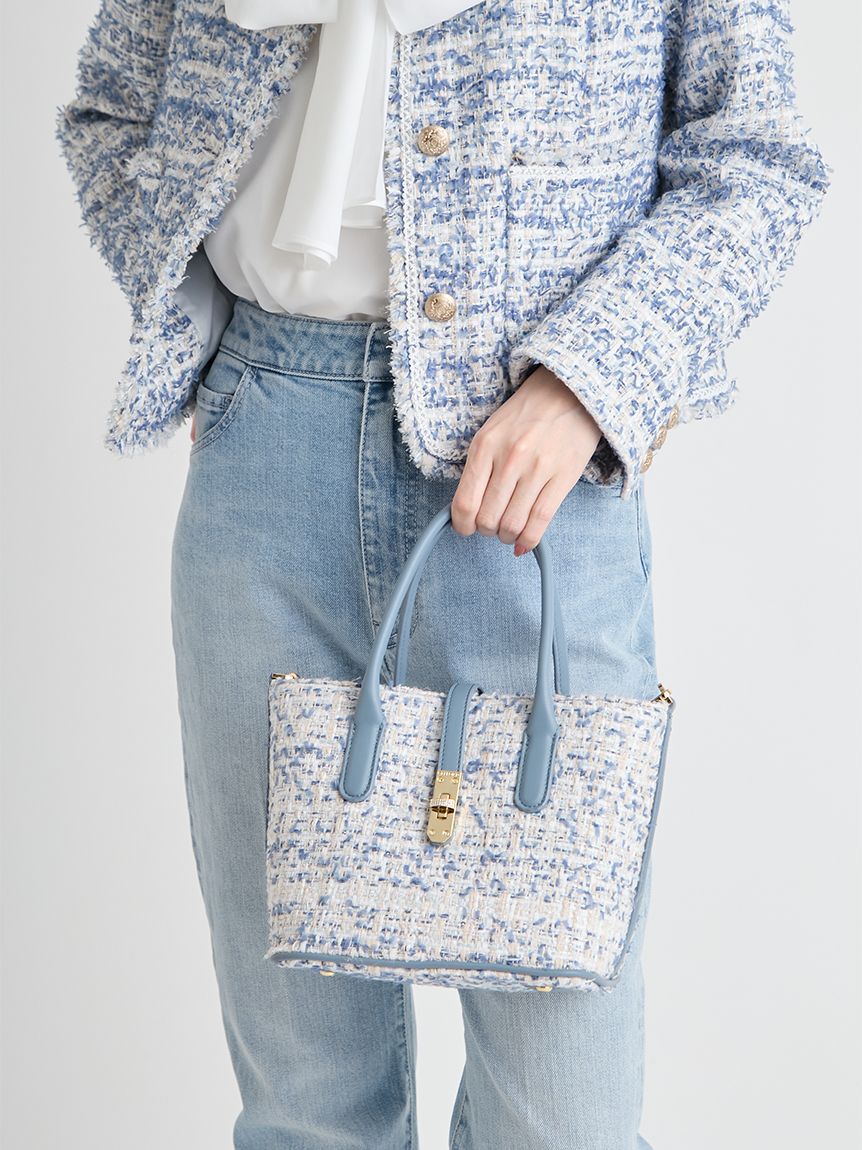 CELFORD「メタルポイントツイードトートバッグ」|トートバッグ|