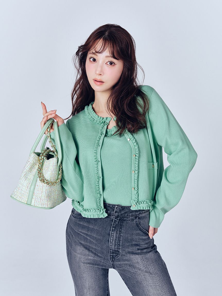 CELFORD「メタルポイントツイードトートバッグ」|トートバッグ|