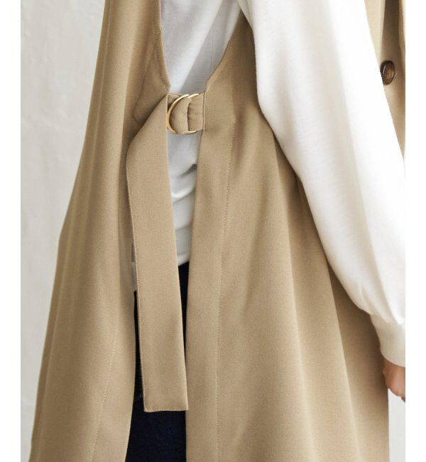 ikka「サイドベルトテーラードジレ」|ダウンベスト・ベスト|