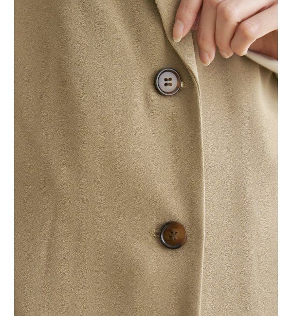 ikka「サイドベルトテーラードジレ」|ダウンベスト・ベスト|