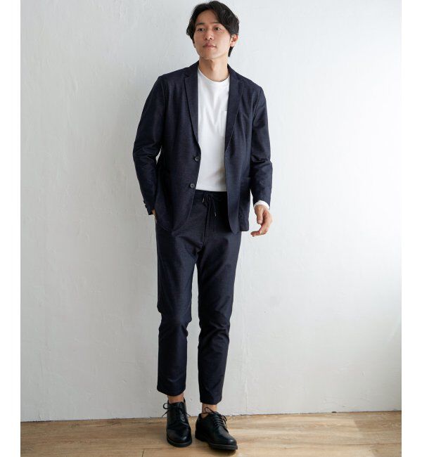 IKKA LOUNGE「【セットアップ対応】GOKU楽ワーク デニムライクジャケット」|テーラードジャケット|