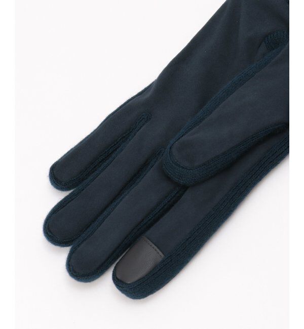 ikka「フェイクスエードグローブ」|手袋|