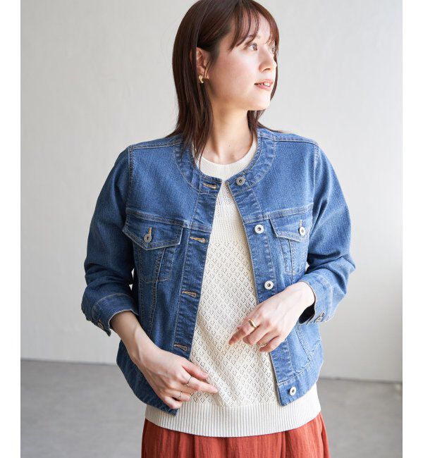 ikka「【雑誌InRed4月号掲載】ストレッチノーカラーGジャン」|その他|